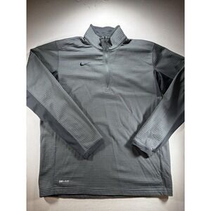 Nike Dri Fit Men's Training 1/4 Zip Pullover Long Sleeve Hiking, Running, Golf L